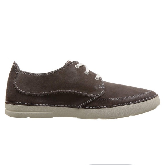 COLECTIONS CLARKS Gosler Edge Sneaker Taupe Suede - Picture 4 of 7